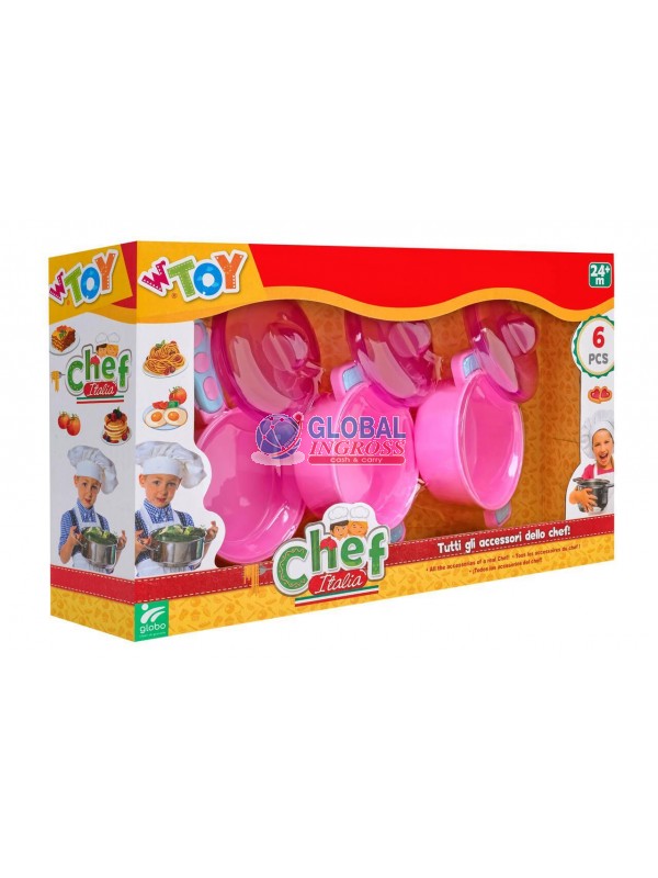 PENTOLINE CON COPERCHI 6pz