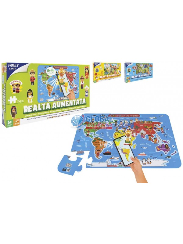 MEGA PUZZLE C/REALTA' AUMENTATA 24pz