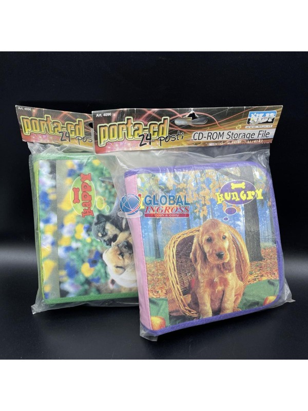 PORTA CD ANIMALS 24 POSTI