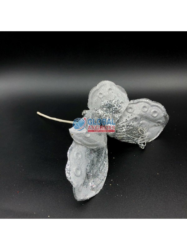 FARFALLA C/STELO SILVER