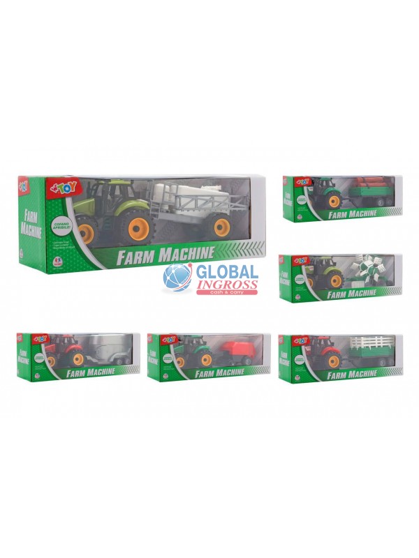 TRATTORE C/RIMORCHIO RUOTA LIBERA NEW