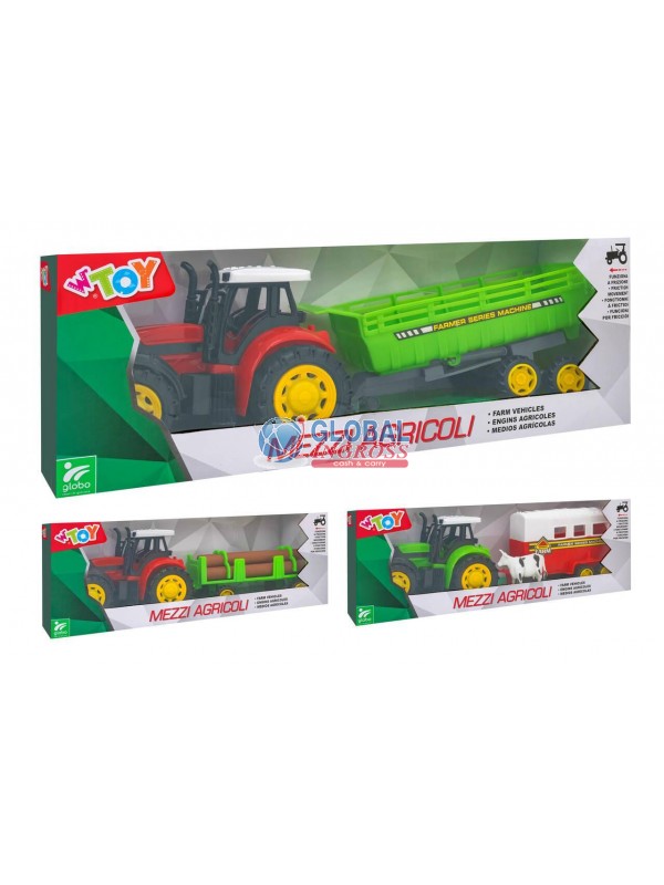 TRATTORE A FRIZIONE C/RIMORCHIO