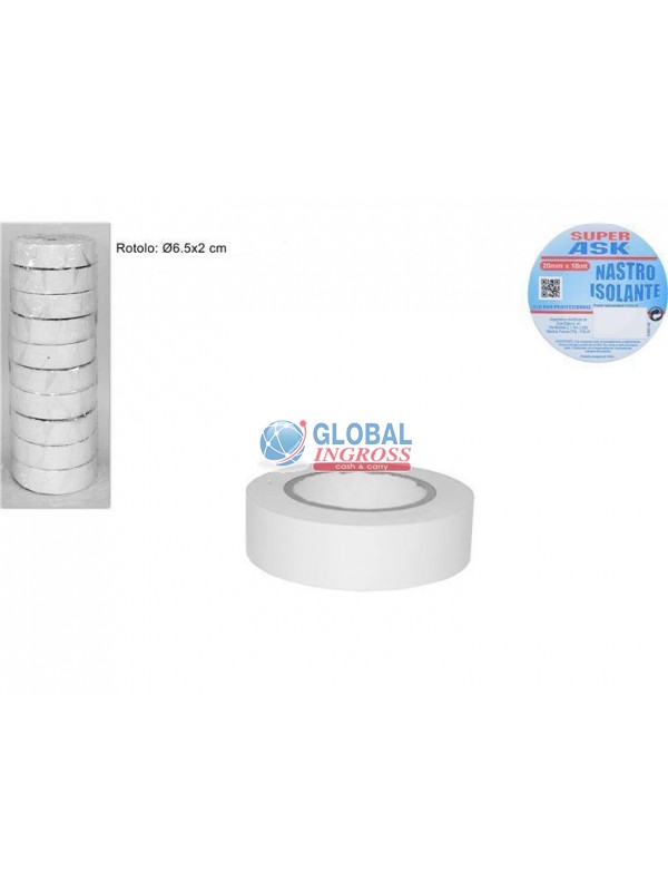 NASTRO ISOLANTE 18mt BIANCO