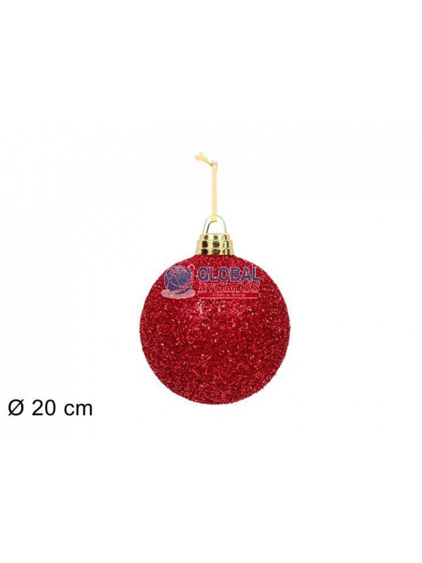PALLA 20cm FILI LAMINATI ROSSO