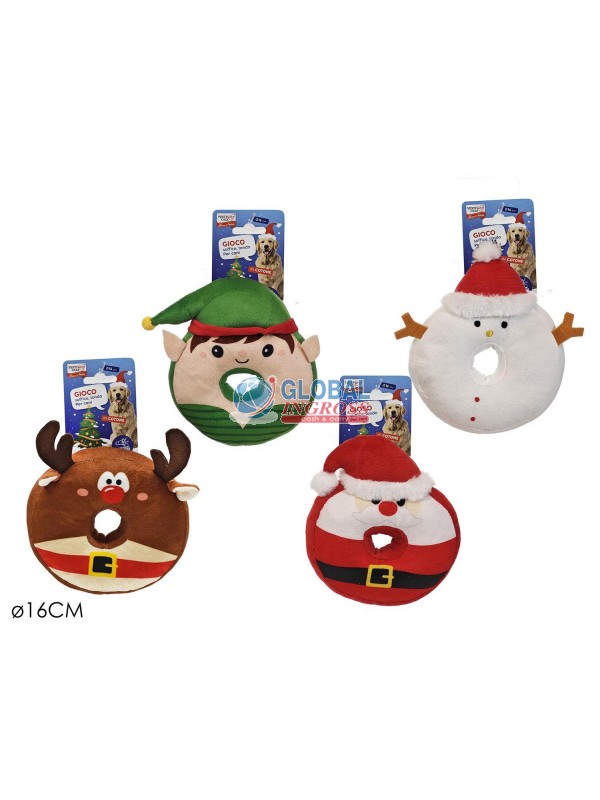 GIOCO NATALE PER ANIMALI PETS 16cm ASS.