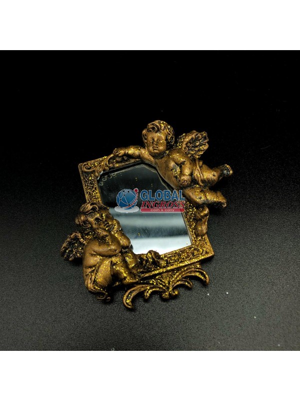 MAGNETE ANGELI ORO C/SPECCHIO