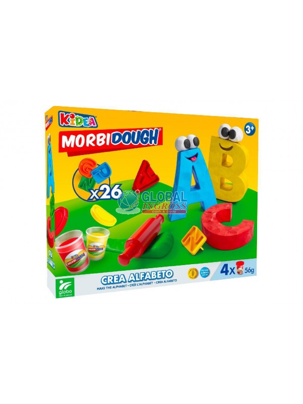 MORBIDO' ALFABETO 26 LETTERE 4x56gr