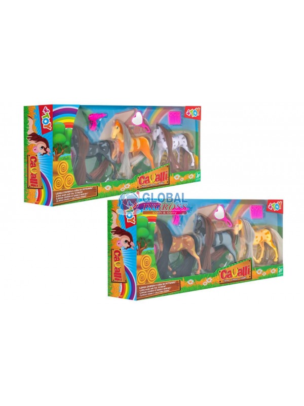 CAVALLI 3pz IN BOX