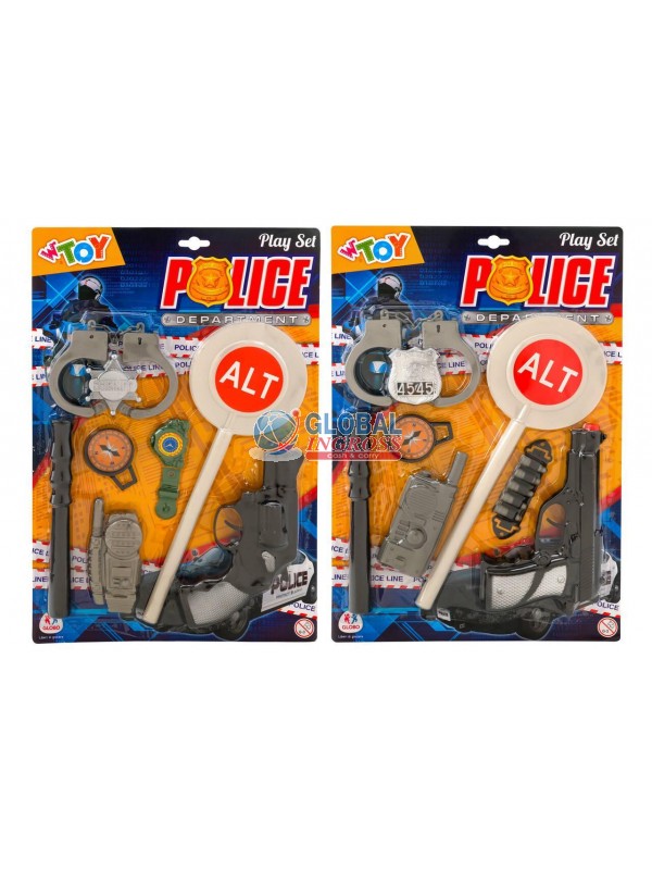 SET POLIZIA C/PISTOLA EACCESSORI NEW