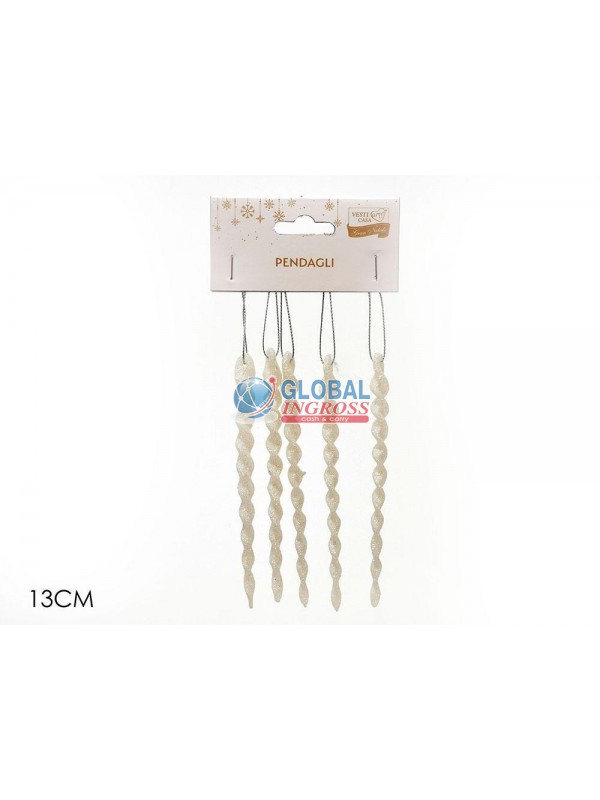 PENDAGLI BIANCHI 5pz