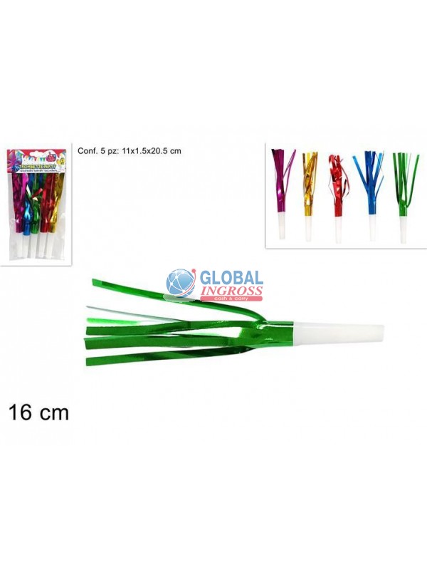 TROMBETTE SONORE 5pz METAL