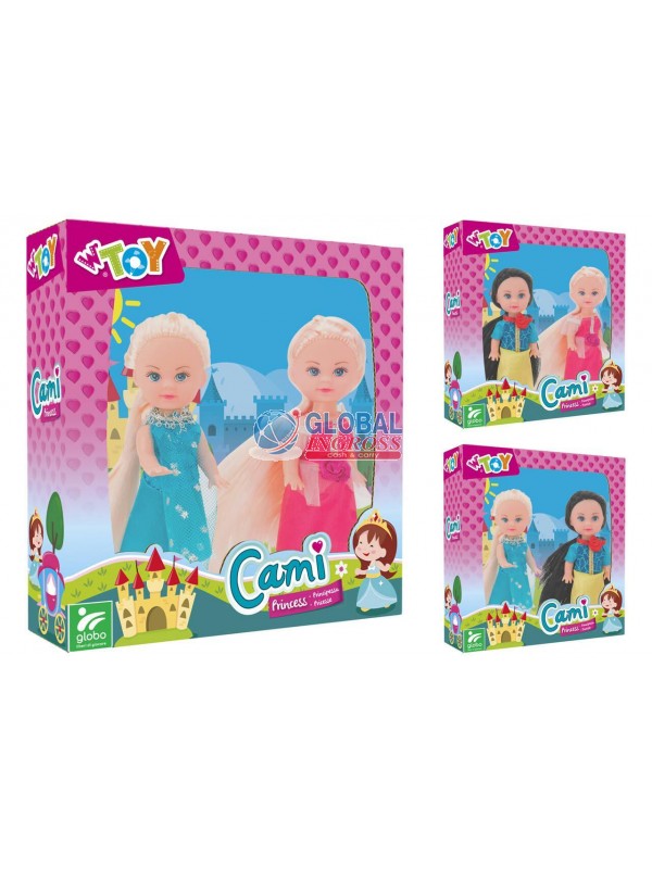 BAMBOLE PRINCIPESSE MINI 2pz 11cm