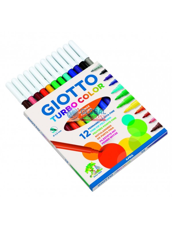 ***GIOTTO TURBOCOLOR DA12 COLORI