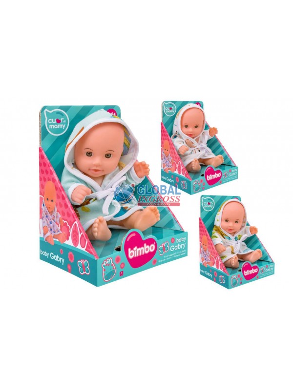 BAMBOLA C/ACCAPPATOIO 21cm