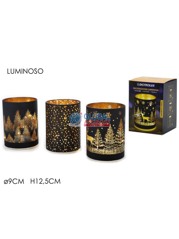 BICCHIERE PAESAGGIO LUMINOSO 12cm