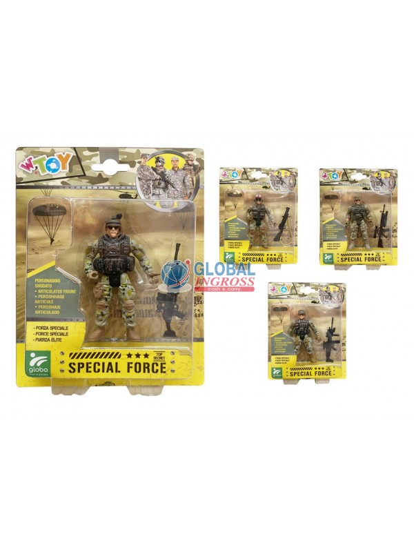 PERSONAGGIO MILITARE C/ACCESSORI ASS.