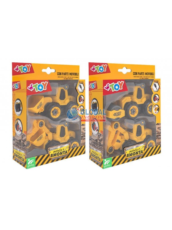 VEICOLI LAVORO 2pz RUOTA LIBERA