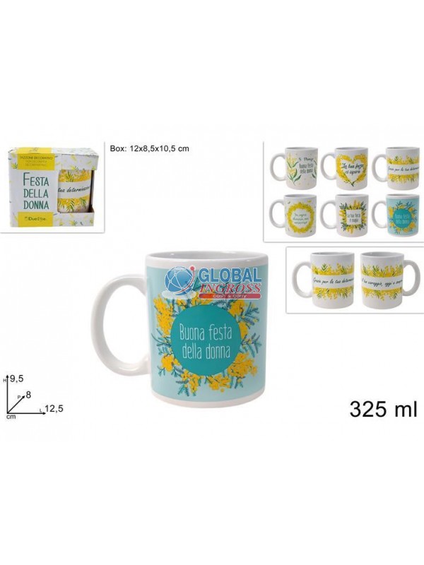 TAZZA FESTA DELLA DONNA325ml ASS.