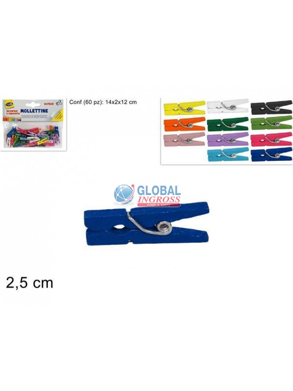 MOLLETTE LEGNO COLORATE
