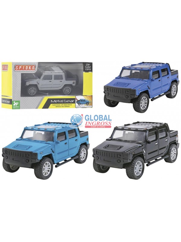 AUTO RETROCARICA OFFROAD DIE CAST 1:36