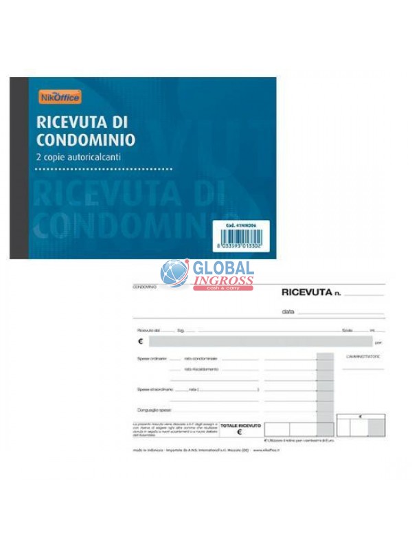 RICEVUTE CONDOMINIO 2 COPIE