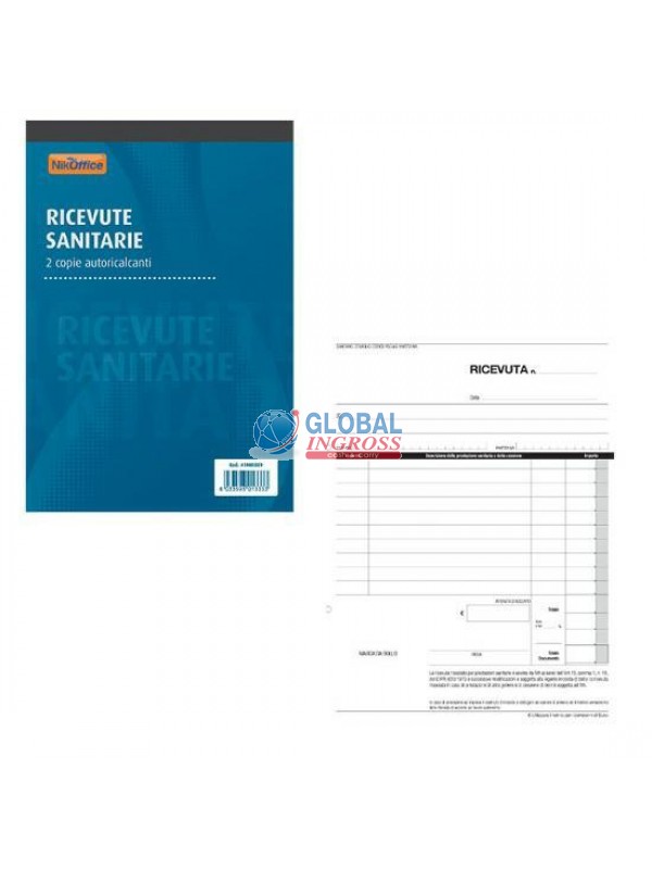 RICEVUTE SANITARIE A5 2copie