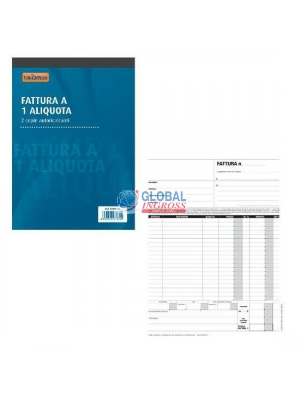 FATTURA A4 1 ALIQUOTA 2COPIE