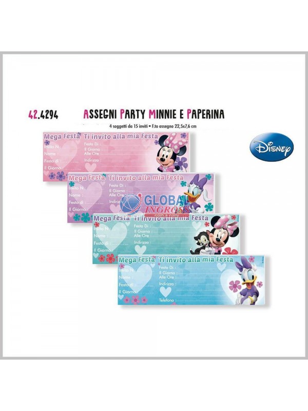 INVITI MINNIE E PAPERINA