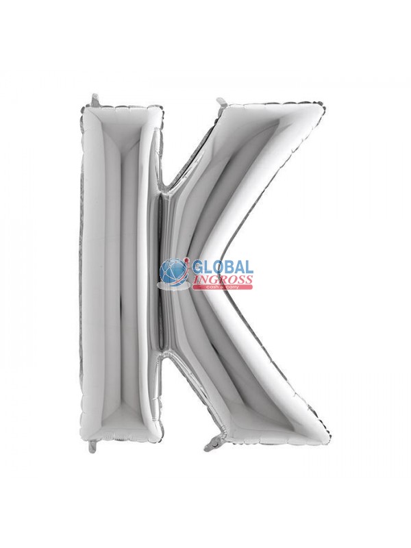 LETTERA MAXI ARGENTO K 1mt
