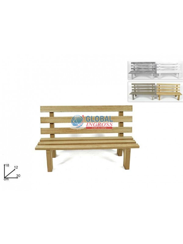 PANCHINA LEGNO 30cm