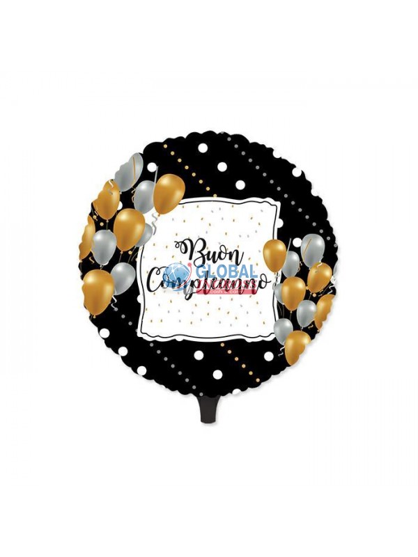 MYLAR 45cm COMPLEANNO PRESTIGE