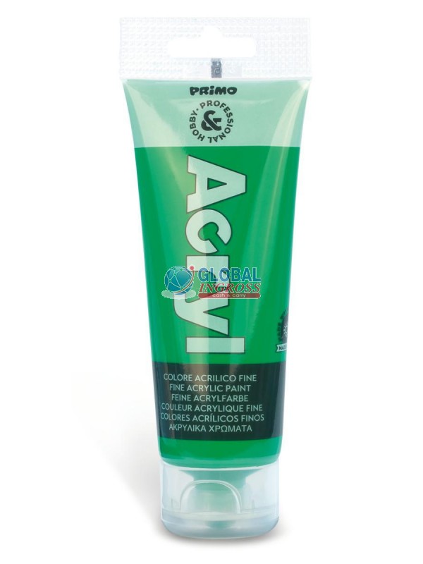 TUBO ACRYL 75ml VERDE BRILLANTE  .m