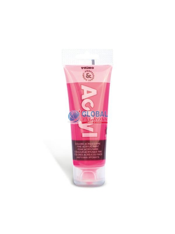 TUBO ACRYL 75ml FLUO ROSA