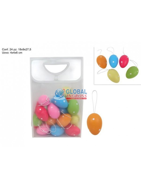 UOVA COLORATE 24pz IN SACCHETTO