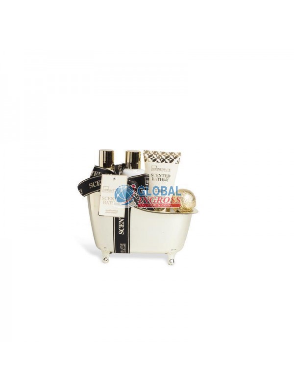 SET SCENTED BATHTUB 4pzMEDIA GOLD