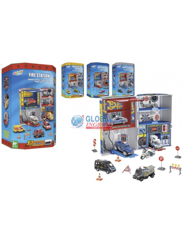 STAZIONE DI SERVIZIO MINI AUTO DIE-CAST