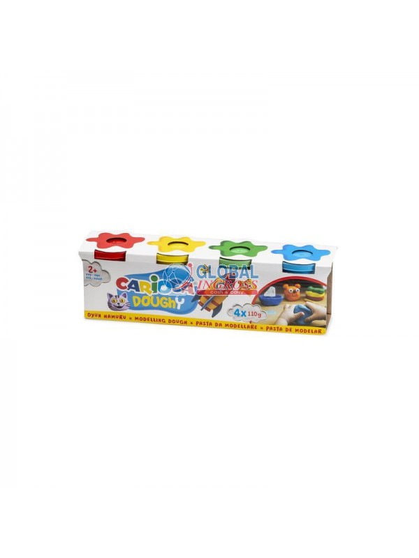 PLASTILINA DOUGHY CARIOCA 4x110gr
