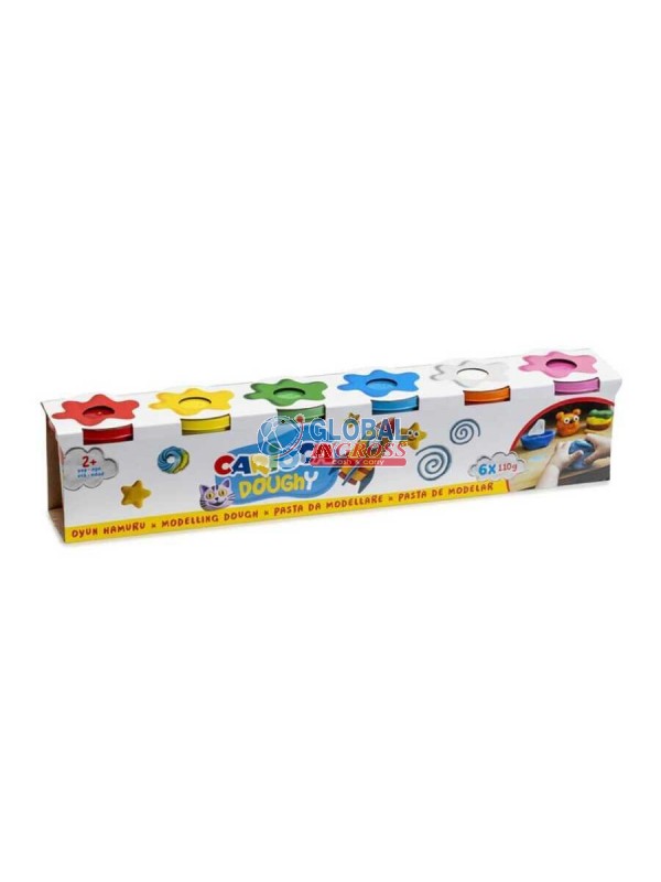 PLASTILINA DOUGHY CARIOCA 6x110gr