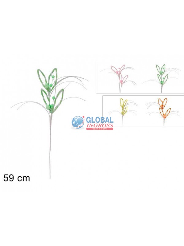 STELO ORECCHIE CONIGLIOCOL.ASS. 59cm