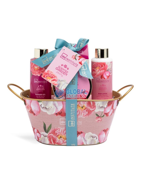 CESTINO LATTA SCENTED GARDEN TIN CASE 4pz