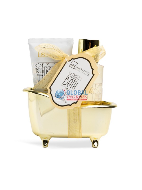 SET SCENTED BATHTUB 2pzMINI GOLD