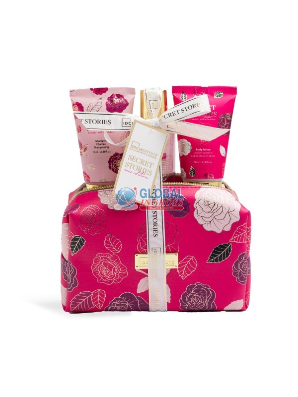 SET SCENTED BEAUTY SECRET STORIES WASH BAG 4pz