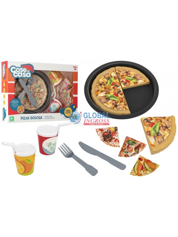 SET PIZZA C/POSATE E BIBITE