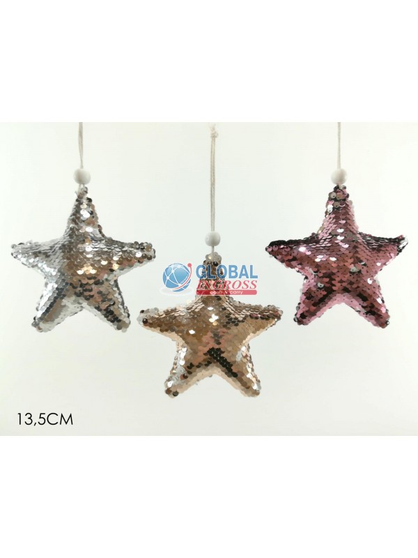 APPENDINO STELLA C/PAILLETTES 13cm