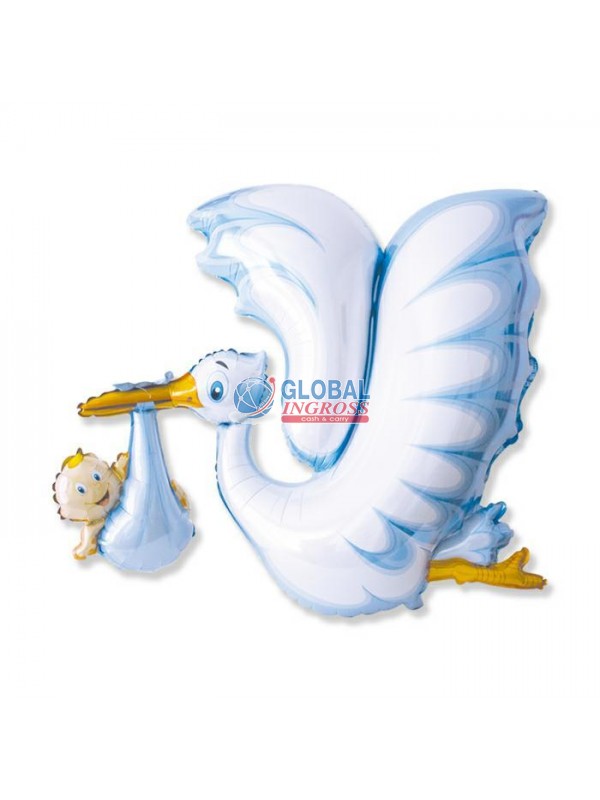 MYLAR CICOGNA CELESTE 106x94