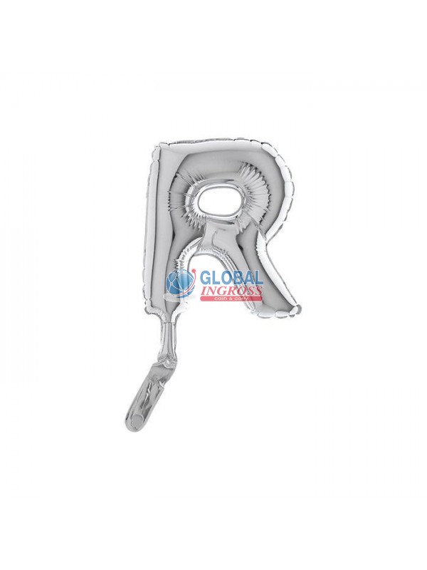 LETTERA SMALL ARGENTO R