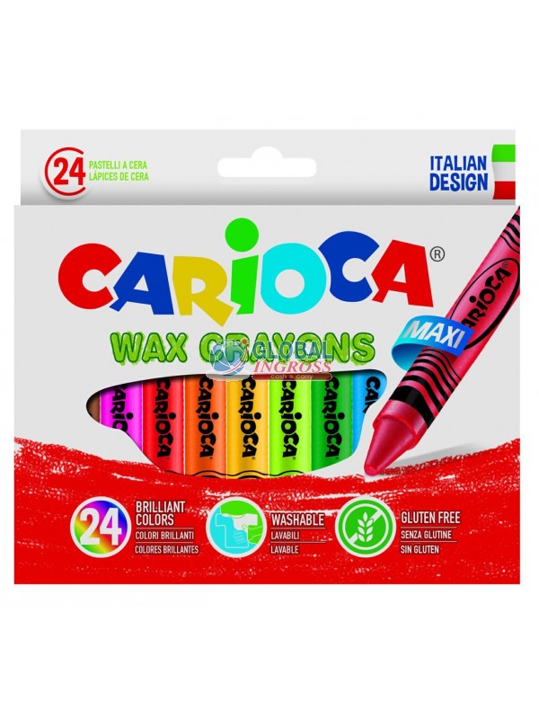 CARIOCA CERA JUMBO 24 COLORI