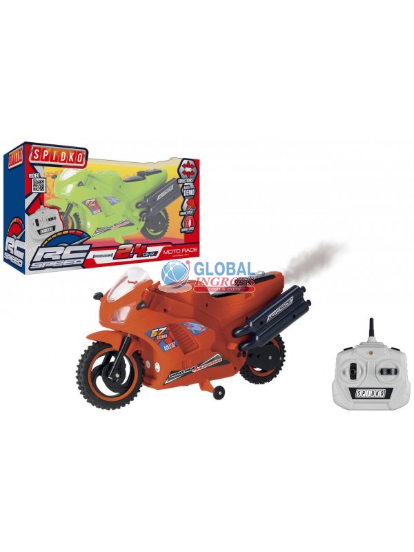 MOTO R/C CON FUMO