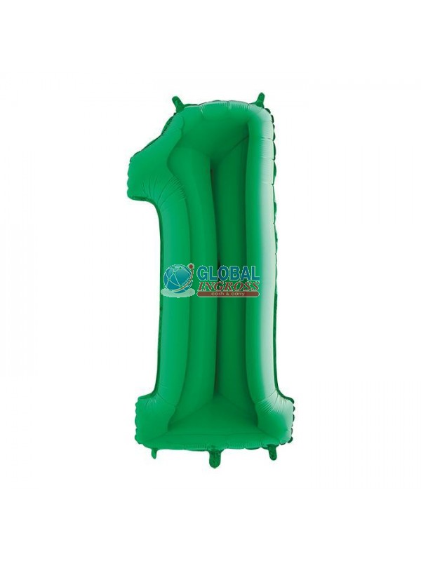 MYLAR NUMERO VERDE 1