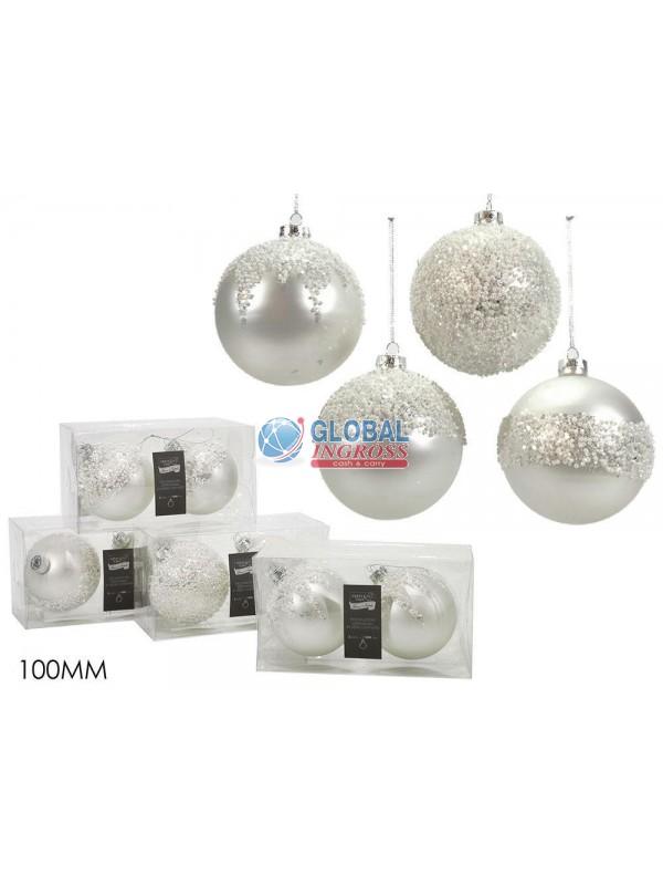 PALLE BIANCHE 10cm 2pz